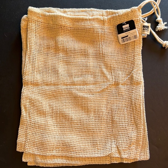 bread bag & nut milk bag-11”x 17” & 13” x 12” cotton muslin drawstring bags-NWT - Picture 11 of 14